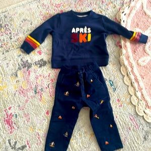 Navy a blue Apre Ski Janie and Jack- Super cute and perfect for the slopes!!